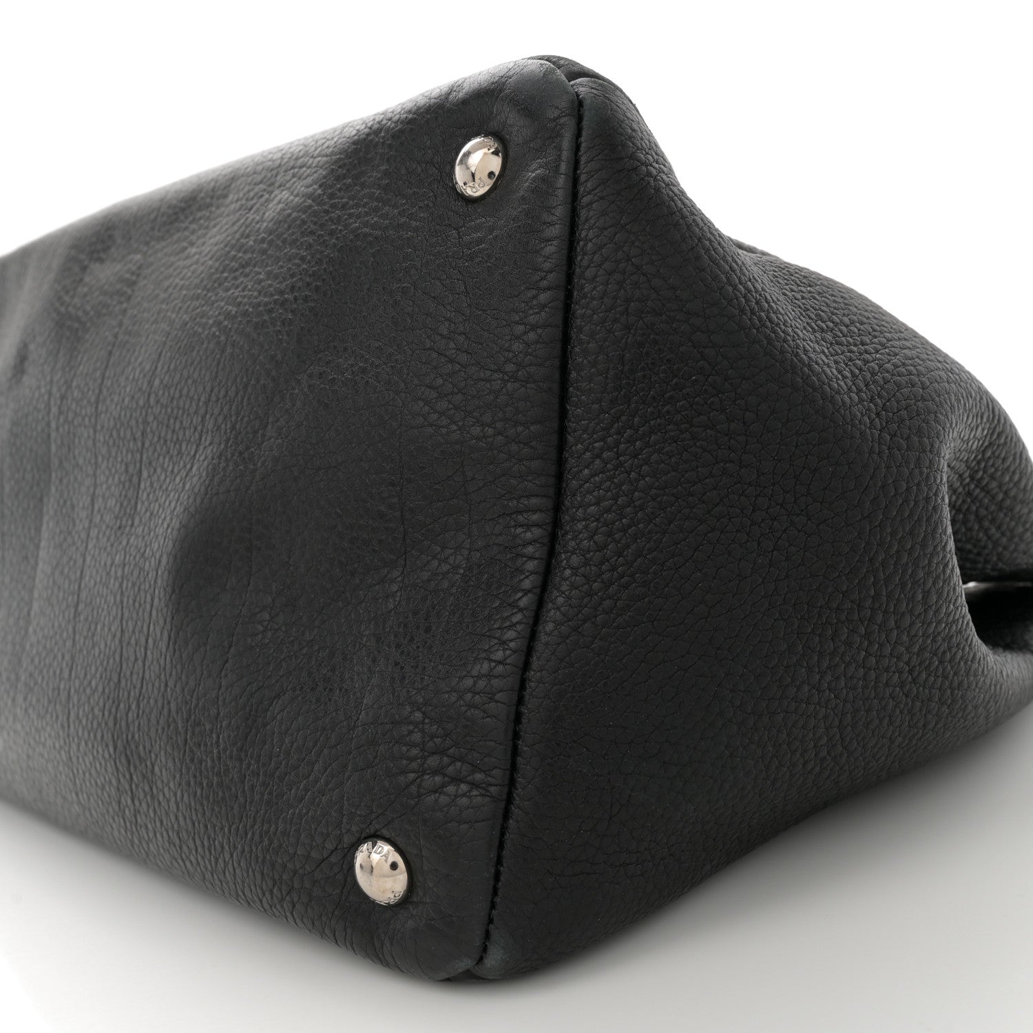 Prada Vitello Daino Tote Black 10 of 14
