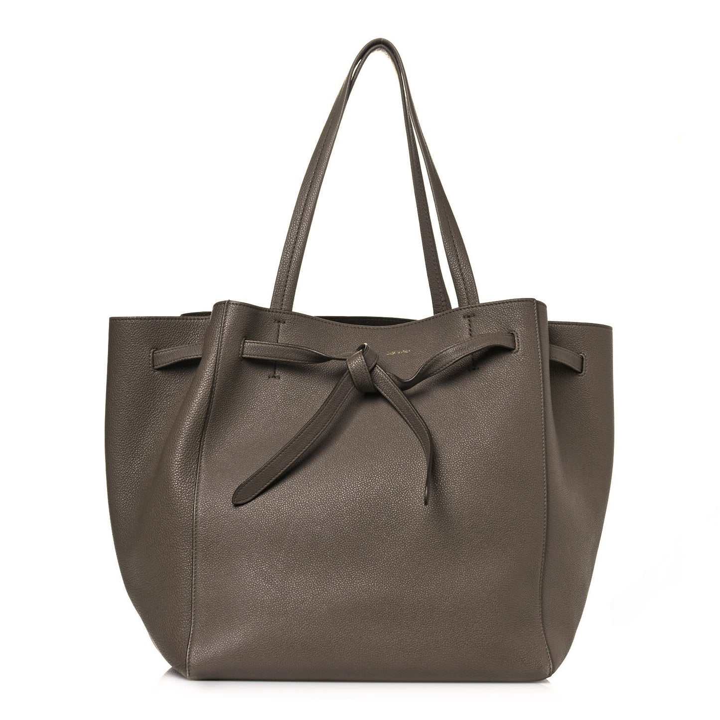 Soft Grained Calfskin Small Belt Cabas Phantom Taupe