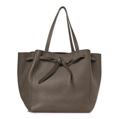 Celine Soft Grained Calfskin Small Belt Cabas Phantom Taupe 1 of 13