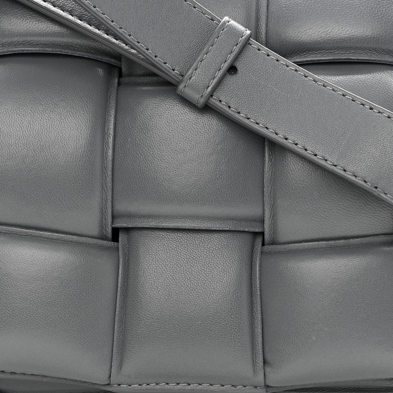 Bottega Veneta Nappa Maxi Intreccio Padded Cassette Crossbody Bag Thunder 7 of 10