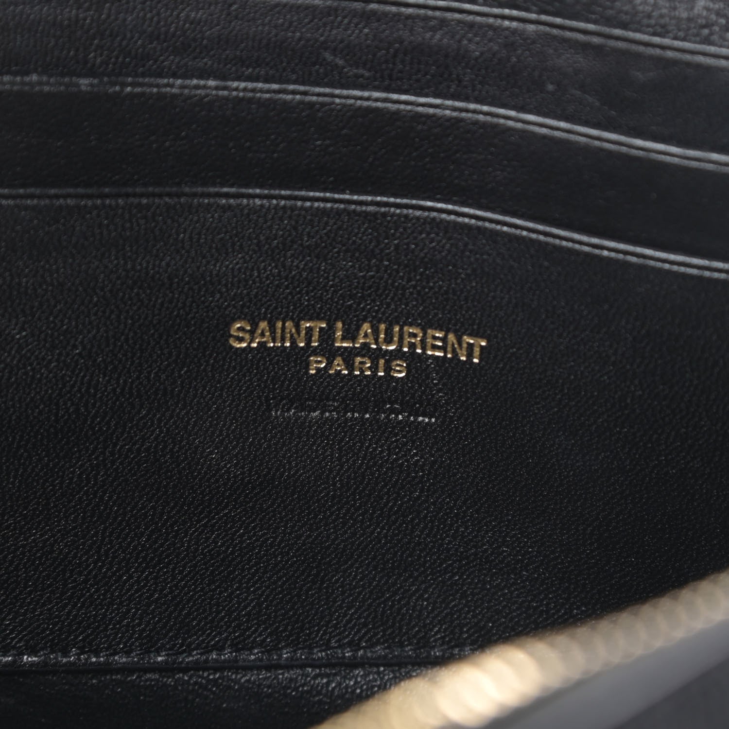 Saint Laurent Grain De Poudre Matelasse Monogram Mini Lou Camera Bag Black 6 of 10