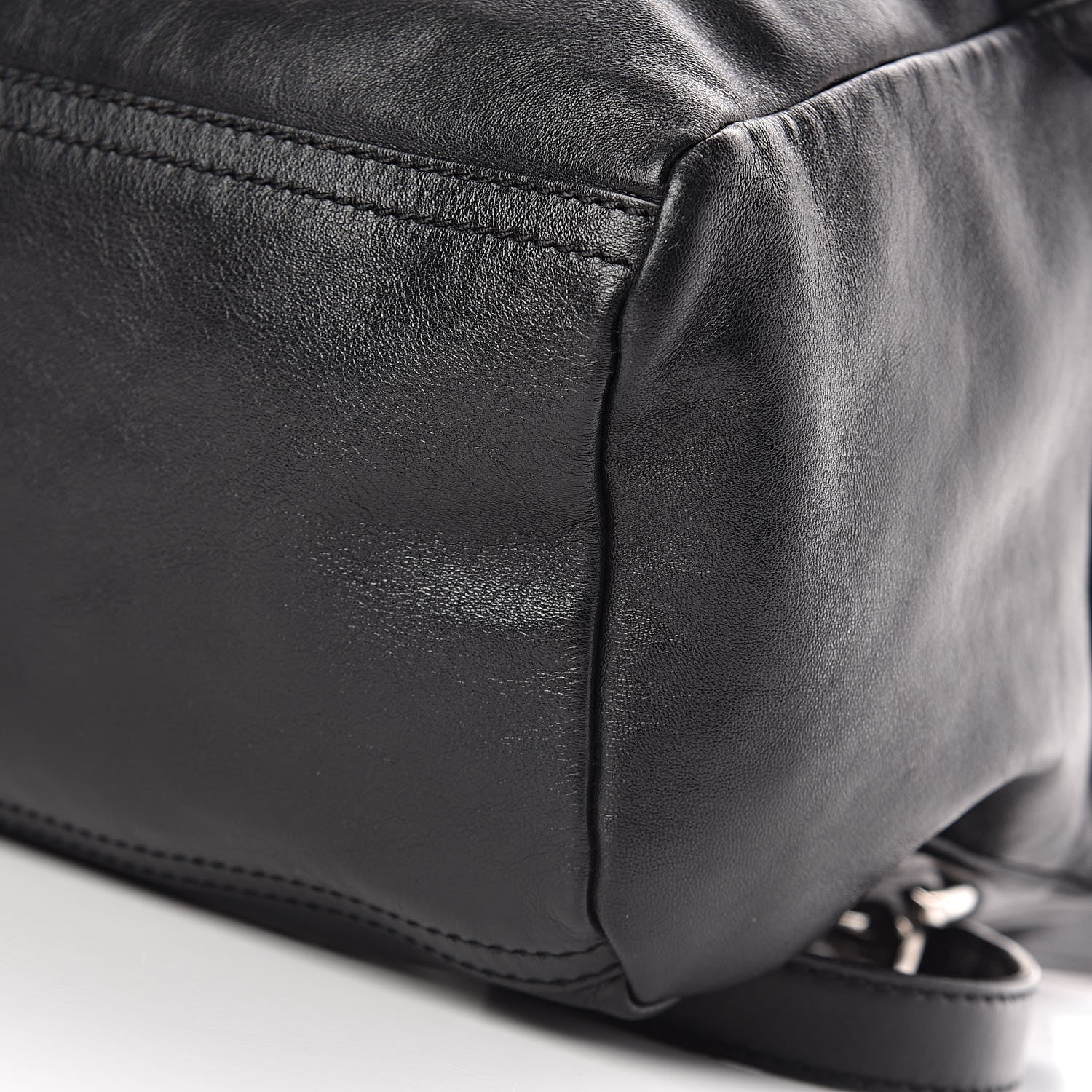 Givenchy Smooth Calfskin Wood Paneled Small Pandora Black 6 of 10