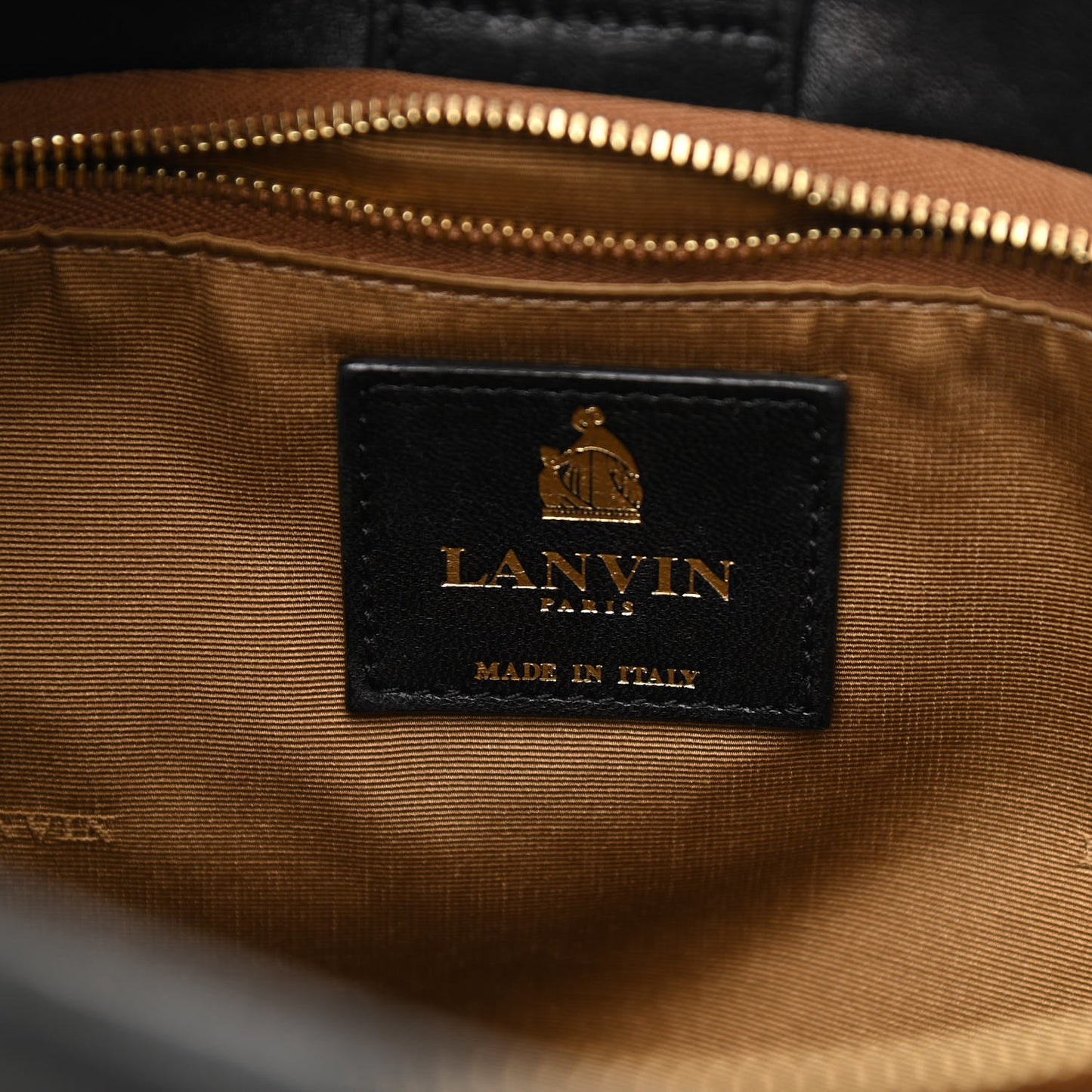 Lambskin Quilted Medium Sugar Shoulder Bag Black