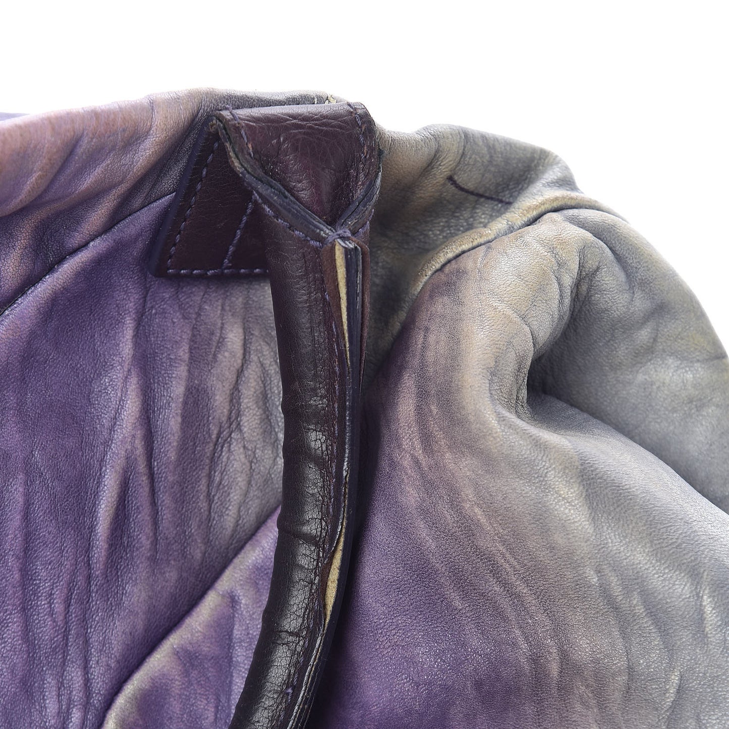 Lambskin Ombre Easy Sac Degrade Purple