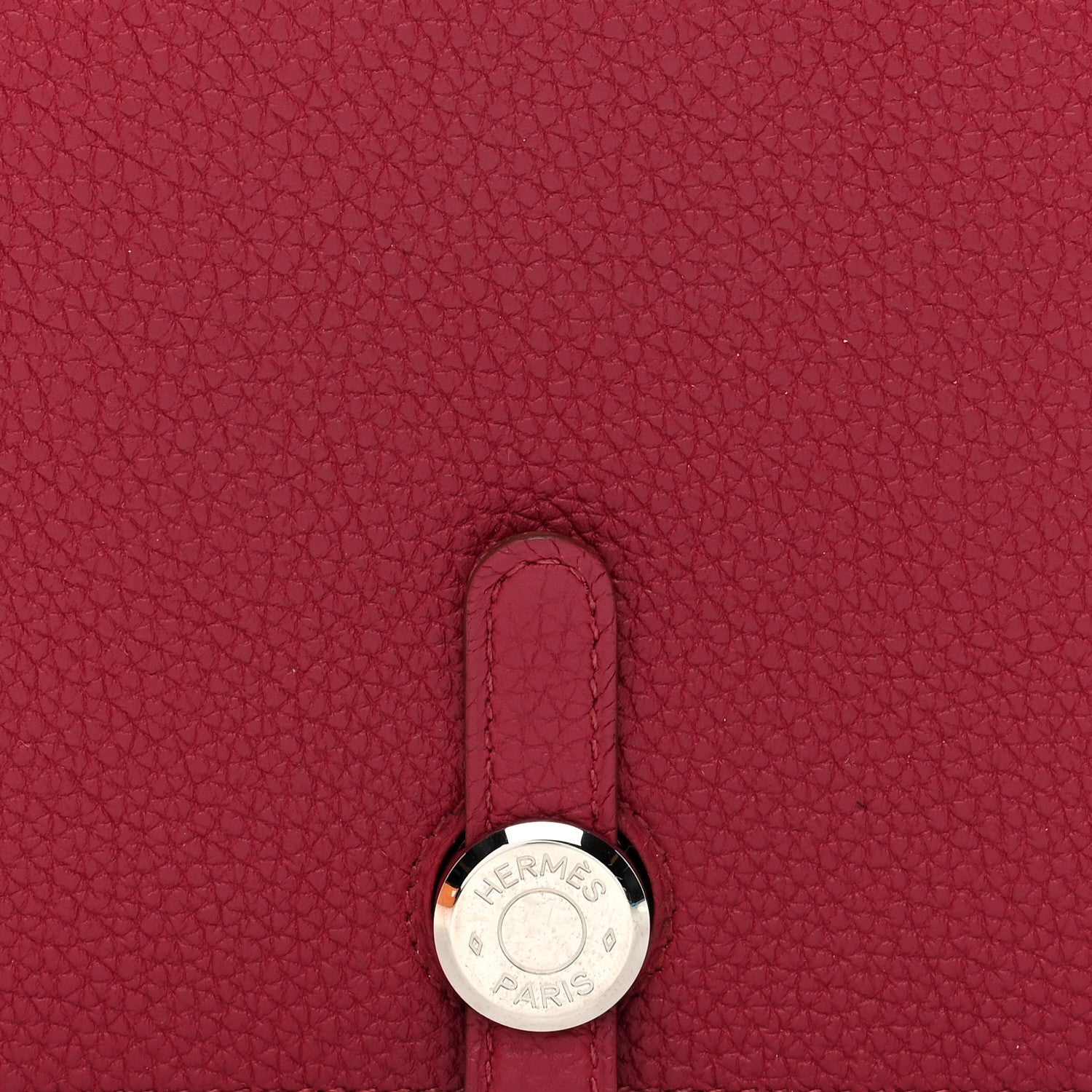 Hermes Dogon Duo Wallet Rubis 8 of 9
