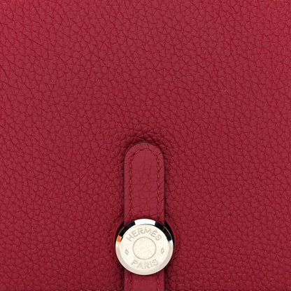 Hermes Dogon Duo Wallet Rubis 8 of 9