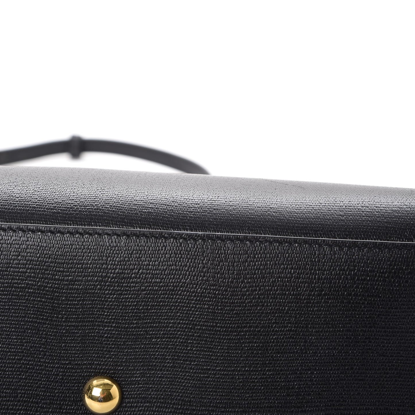 Tweed Calfskin Embossed Classic Small Cabas Y Bag Black