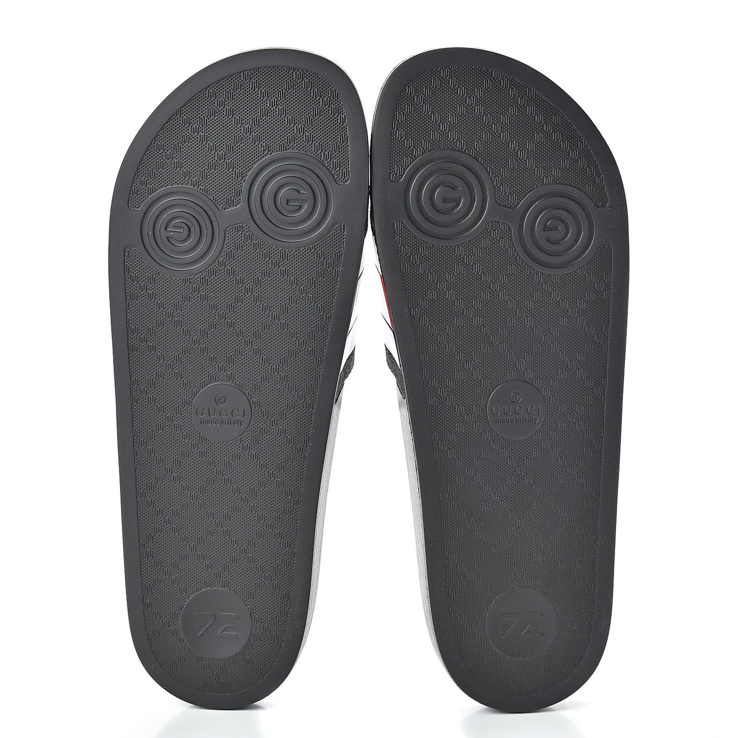 Rubber Web Mens Pool Slide Sandals 9 Black Mystic White Hibiscus Red Marine