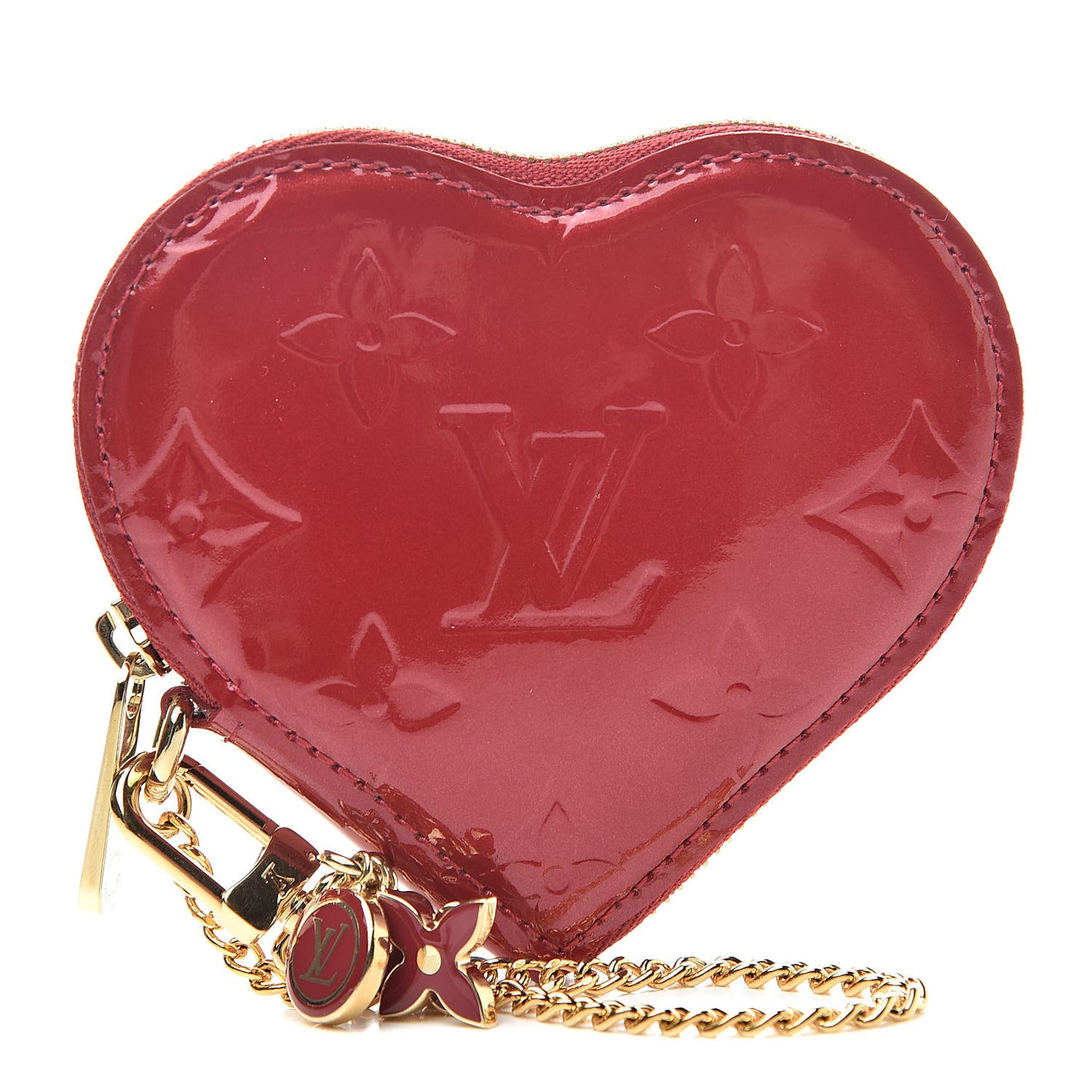 Vernis Coeur Heart Coin Purse Pomme D'Amour