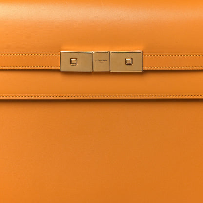Saint Laurent Smooth Calfskin Manhattan Baguette Cheddar 7 of 9