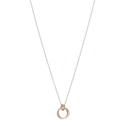 Tiffany 18K Rose Gold Paloma's Melody Mini Circle Pendant Necklace 1 of 5