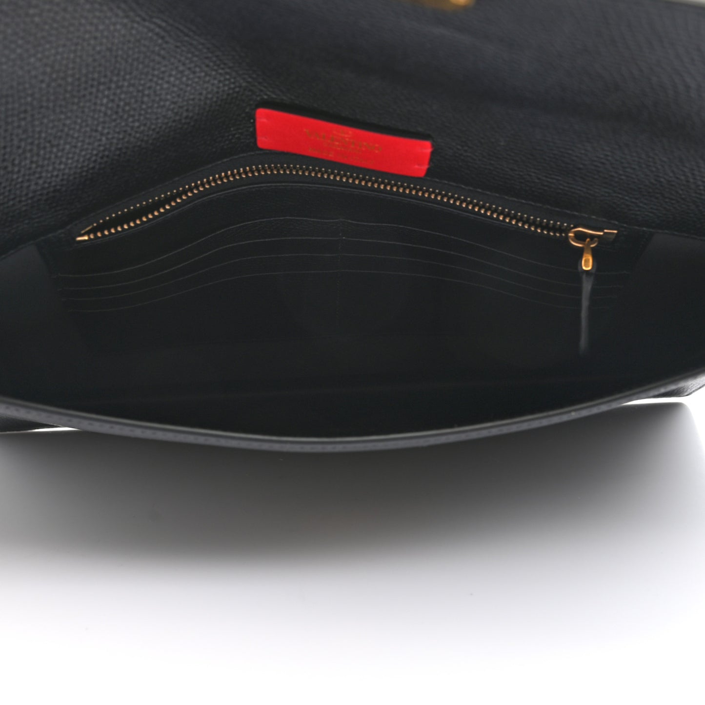 Grained Calfskin VSling Pouch Black