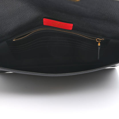 Valentino Garavani Grained Calfskin VSling Pouch Black 5 of 7