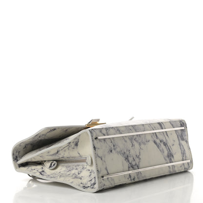 Balenciaga Veau Marbre Le Dix S New Cartable Briefcase Blanc Marbre Black 4 of 11