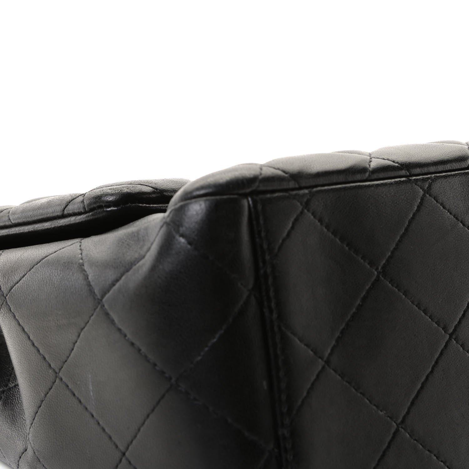 Chanel Lambskin Quilted Maxi Single Flap Black 6 of 11