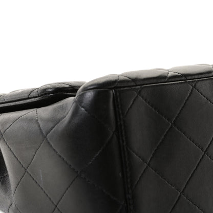 Chanel Lambskin Quilted Maxi Single Flap Black 6 of 11