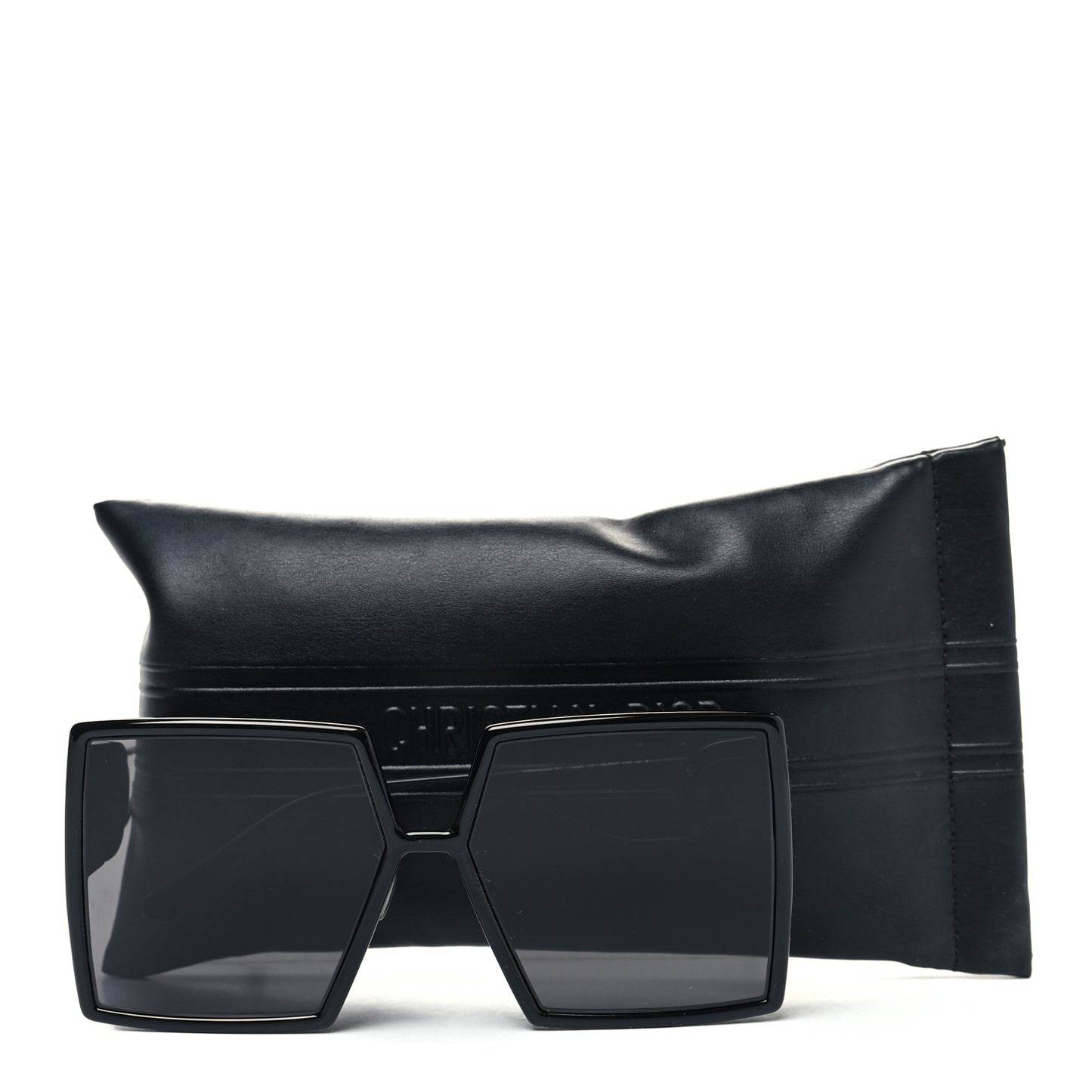 Square 30 Montaigne Sunglasses Black