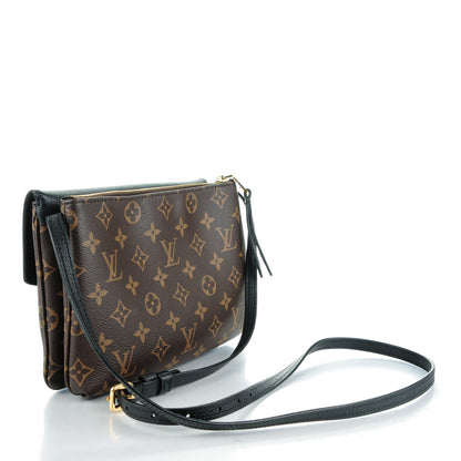 Louis Vuitton Monogram Twice Pochette Black 3 of 8