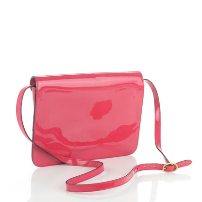 Gucci Patent Large Bright Bit Shoulder Bag Shocking Pink 3 of 8