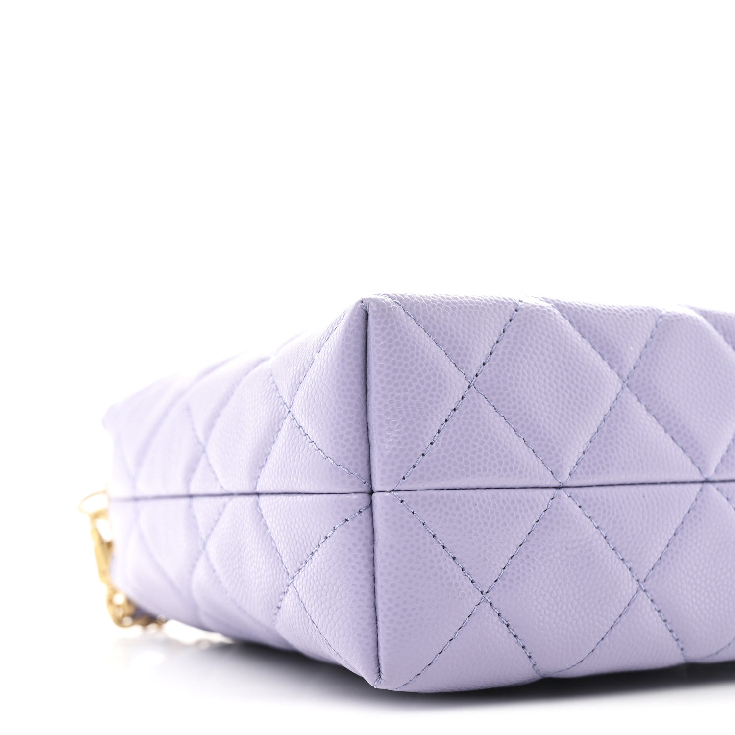 Chanel Caviar Quilted Chanel Way Clutch With Chain Light Purple 9 of 11