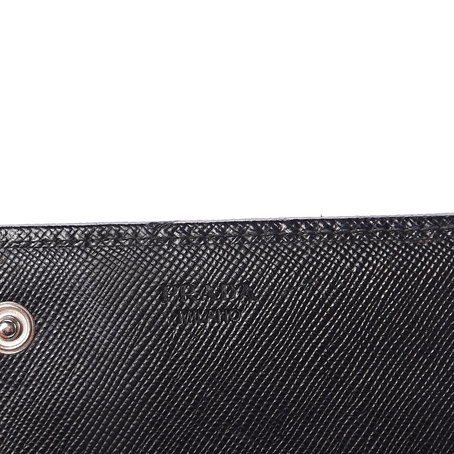 Saffiano Continental Flap Wallet Black
