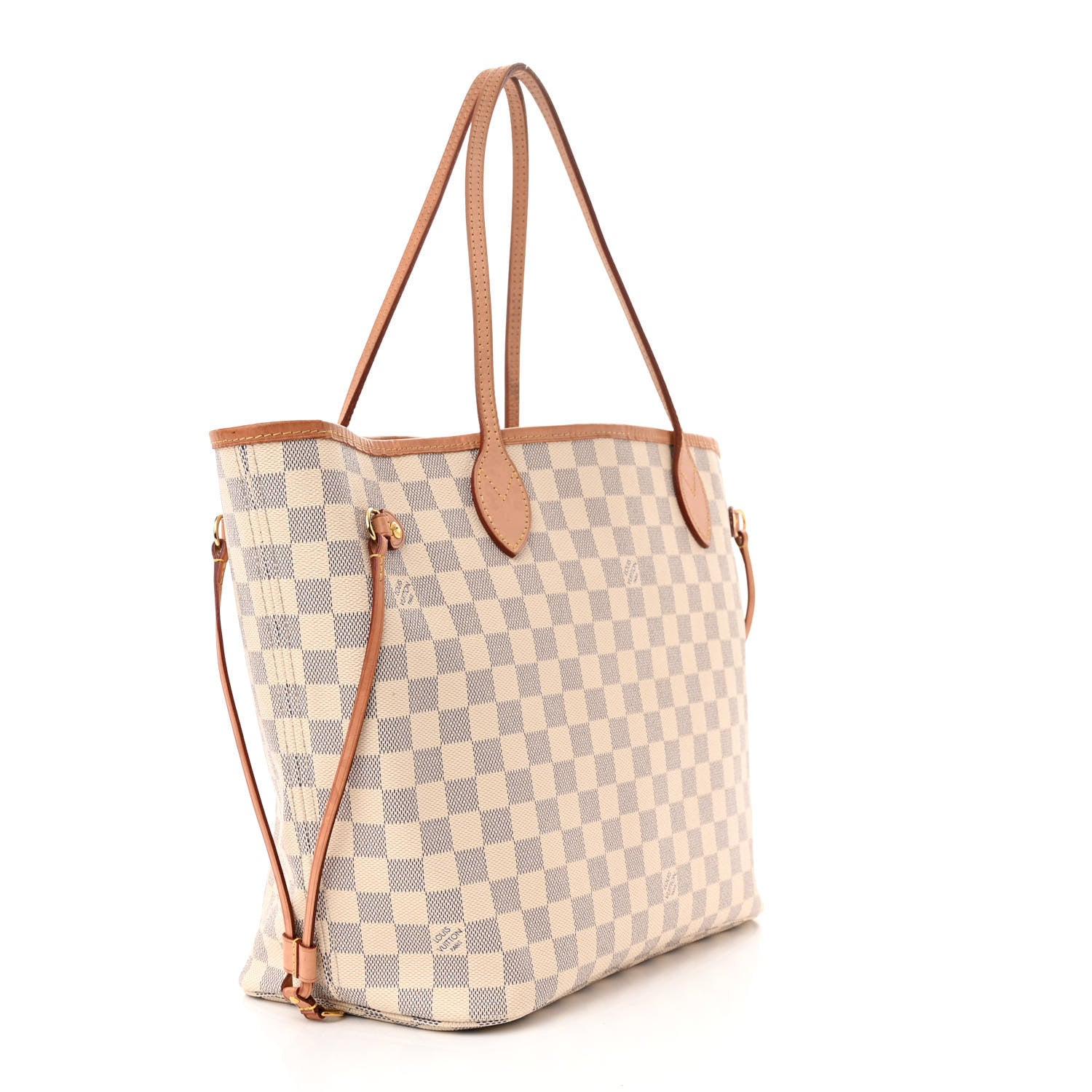 Louis Vuitton Damier Azur Neo Neverfull MM Rose Ballerine 4 of 16