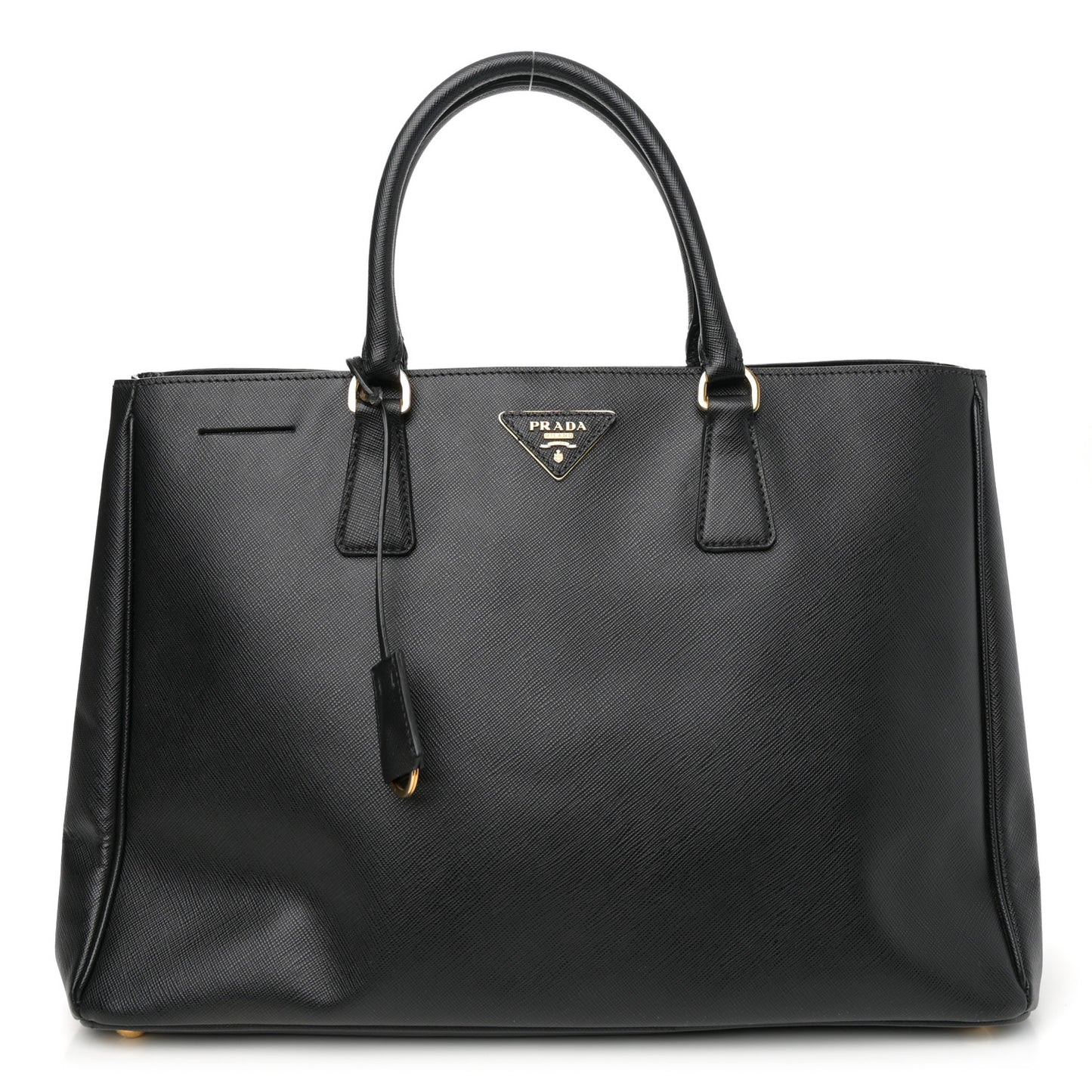 Saffiano Lux Large Tote Black