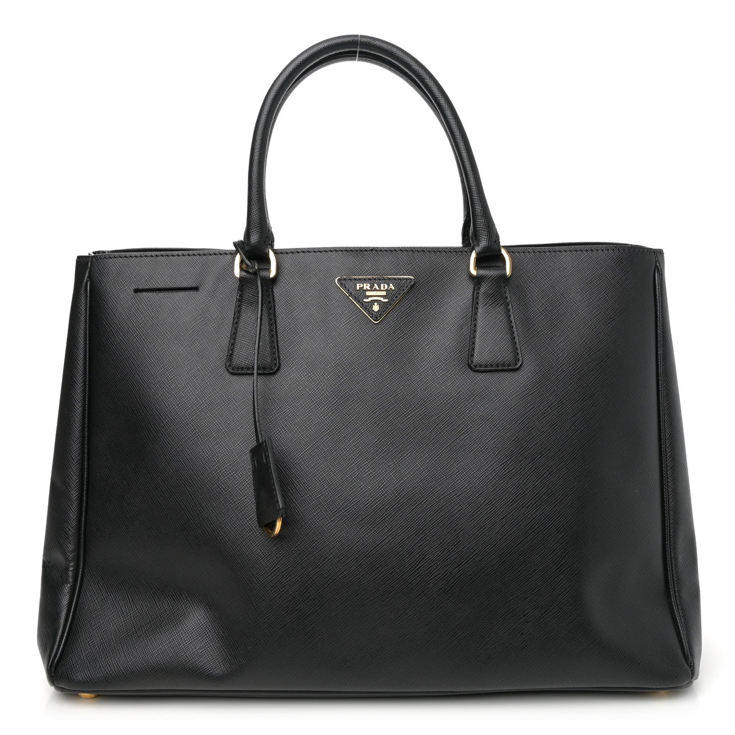 Prada Saffiano Lux Large Tote Black 1 of 10