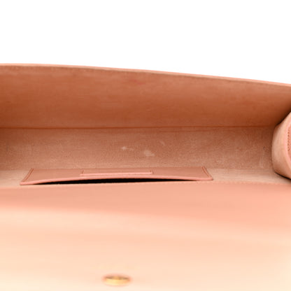 Saint Laurent Calfskin Classic Monogram Cassandre Clutch Blush 7 of 11