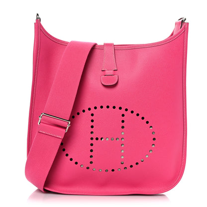 Hermes Epsom Evelyne III GM Rose Tyrien 1 of 9