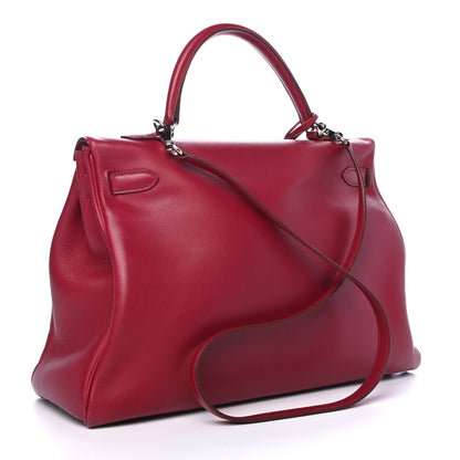 Hermes Swift Kelly Retourne 35 Rubis 2 of 10