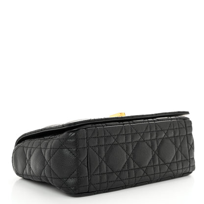 Christian Dior Calfskin Cannage Small Caro Bag Black 4 of 11