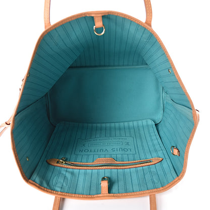 Louis Vuitton Monogram V Neverfull MM Turquoise 6 of 13