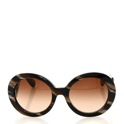 Prada Baroque Sunglasses SPR 27N Black Horn 2 of 8