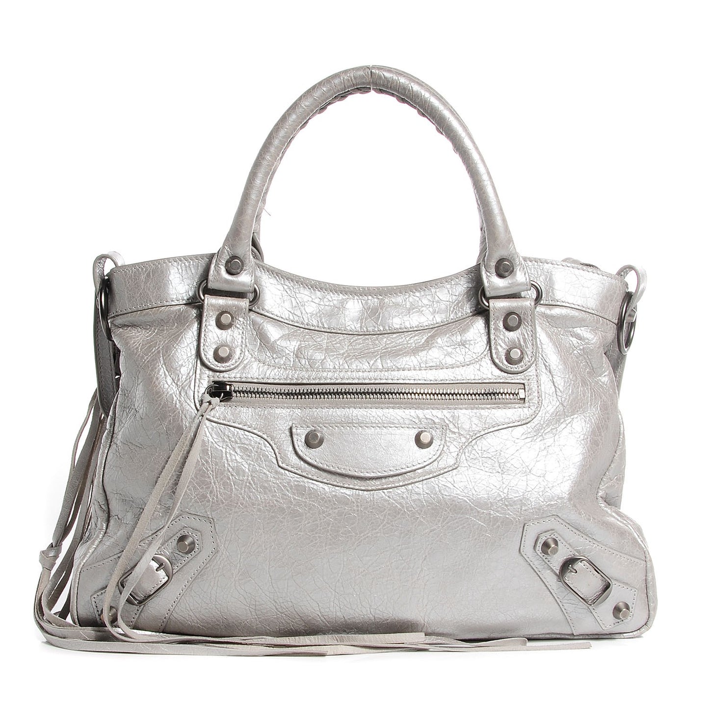 Metallic Agneau Classic Hardware Town Argent