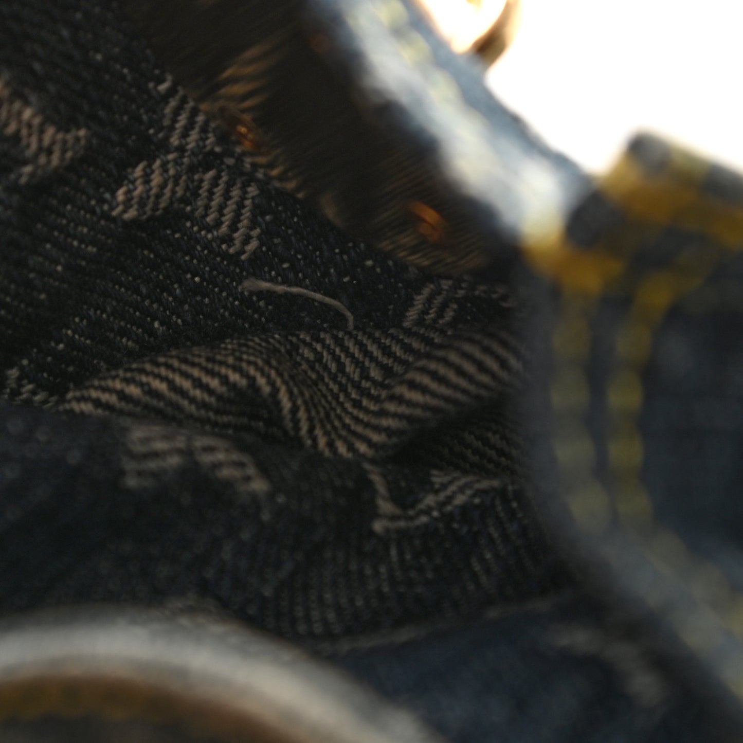 Monogram Denim Baggy PM Blue