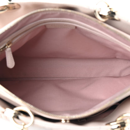 Christian Dior Lambskin Cannage Large Dior Soft Shopping Tote Beige Light Pink 7 of 10