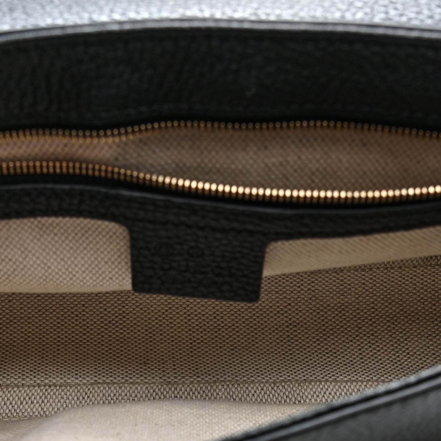 Pebbled Calfskin Medium Soho Flap Crossbody Black