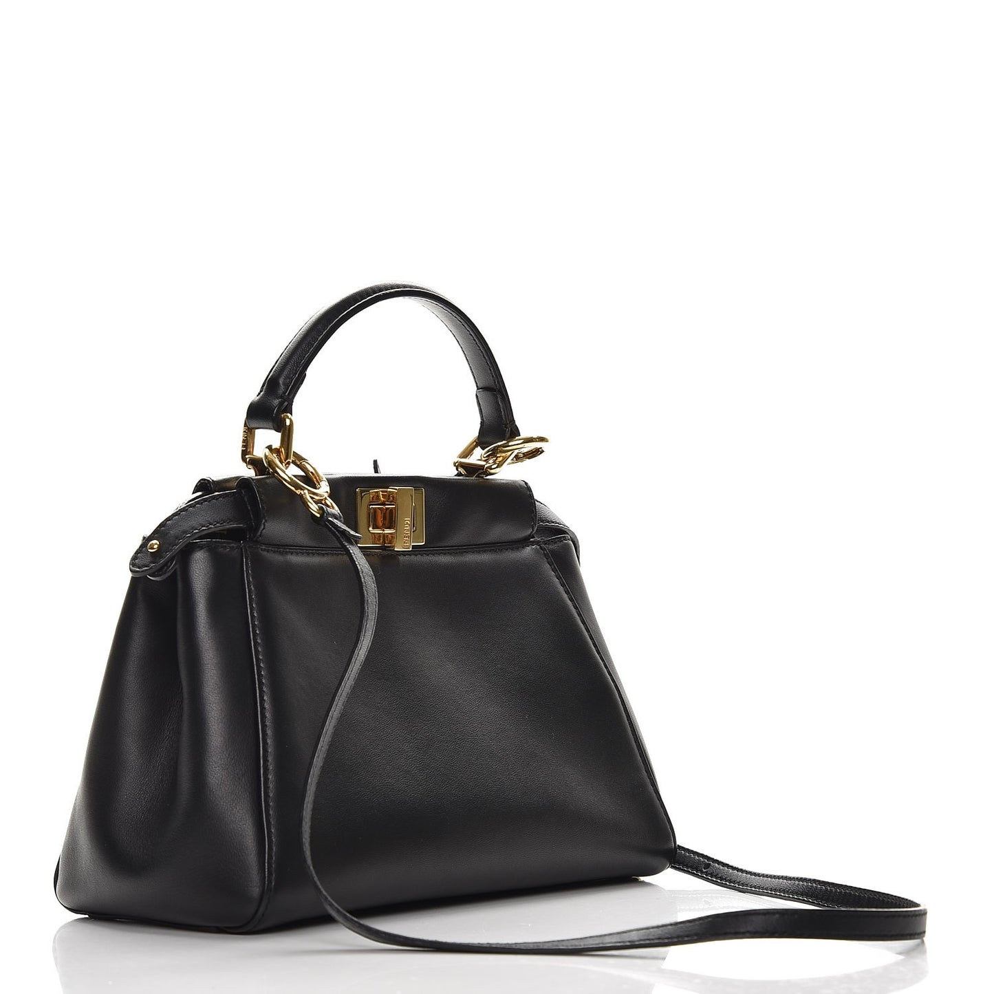 Nappa Mini Peekaboo Iconic Satchel Black