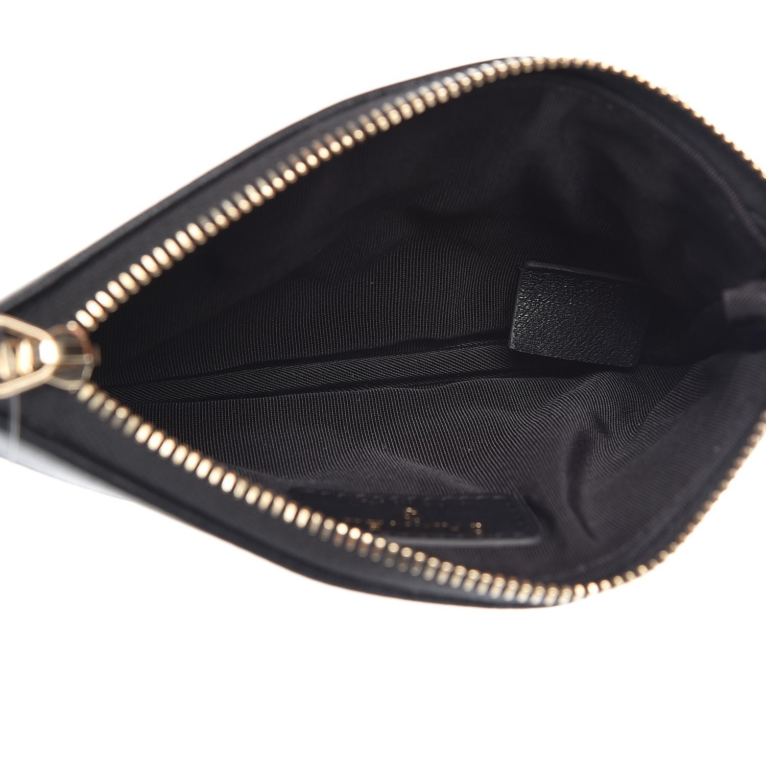 Chanel Sheepskin Quilted Small Vintage Mademoiselle Cosmetic Case Charcoal 5 of 8