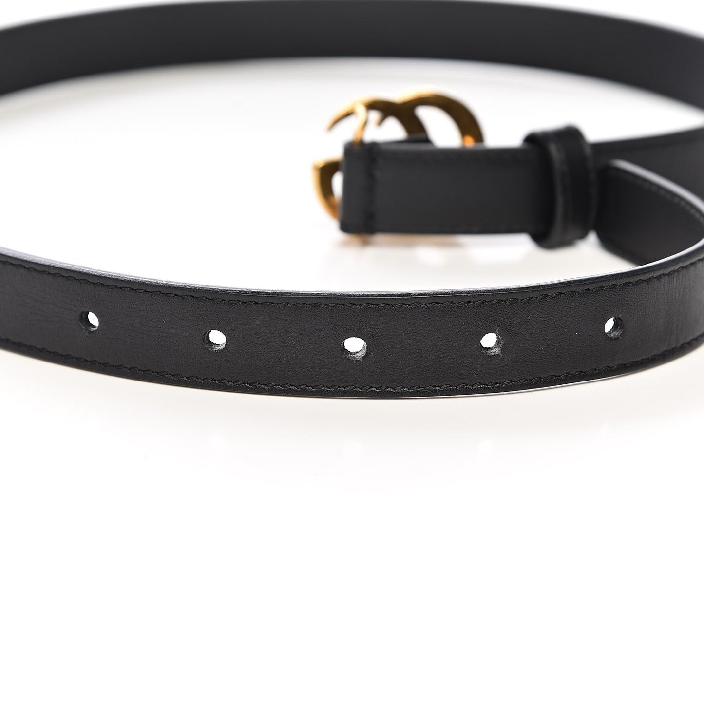 Calfskin Double G 20mm Belt 70 28 Black