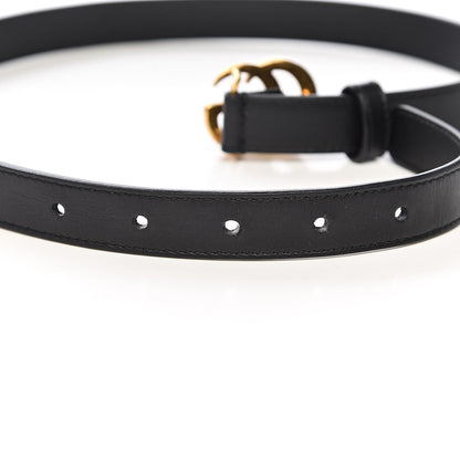 Gucci Calfskin Double G 20mm Belt 70 28 Black 5 of 6