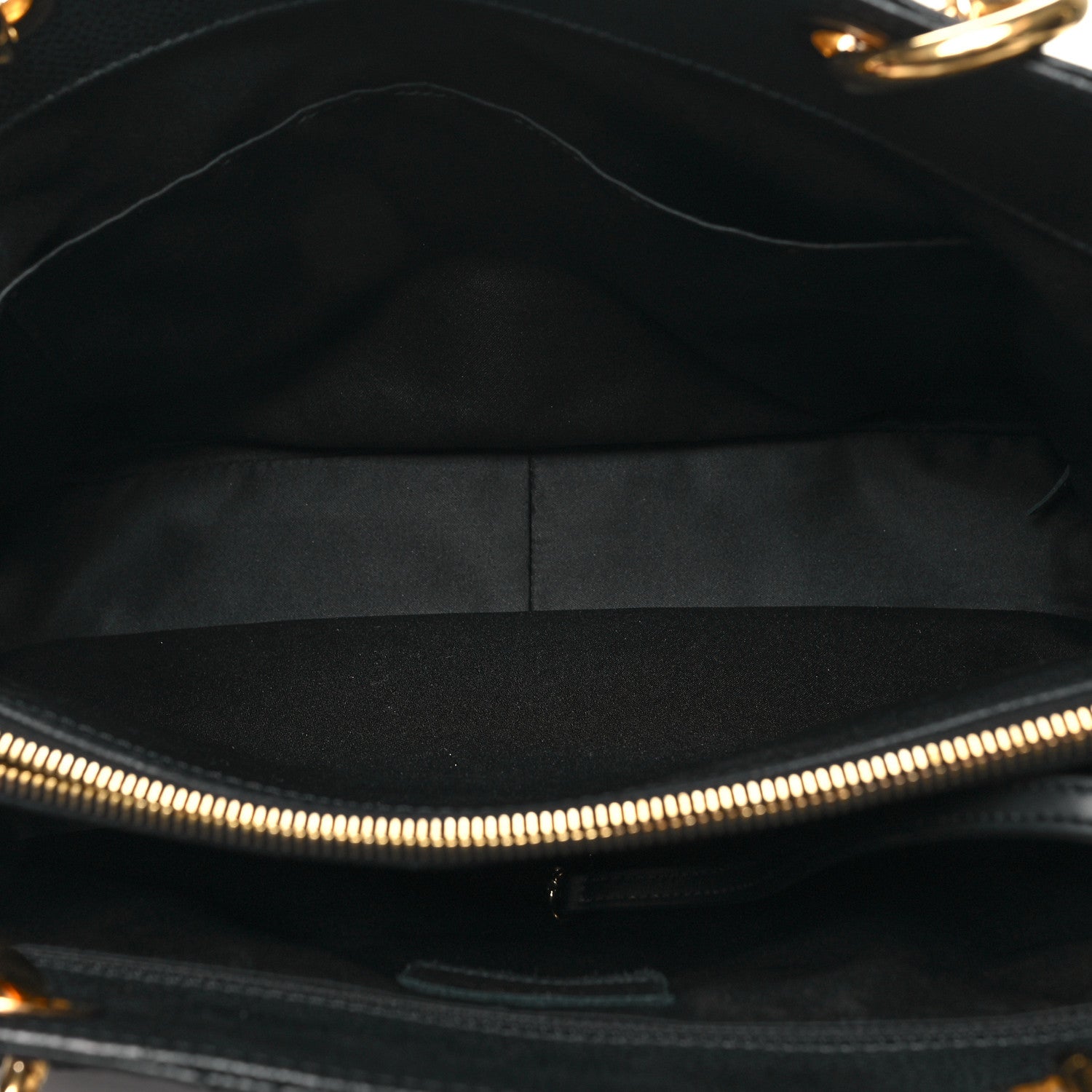 Chanel Caviar Quilted Grand Shopping Tote GST Black 6 of 13