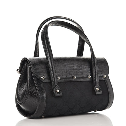 Gucci Monogram Small Bamboo Bullet Black 3 of 8