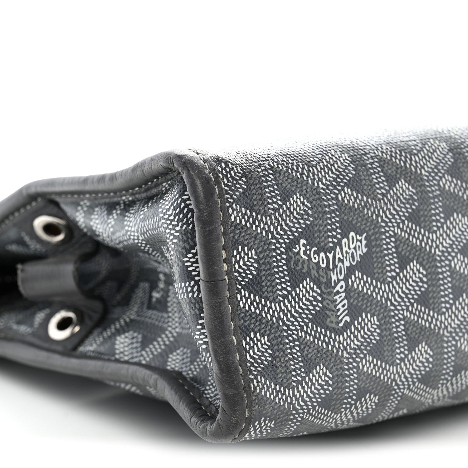 Goyard Goyardine Jouvence MM Toiletry Pouch Grey Grey 11 of 12