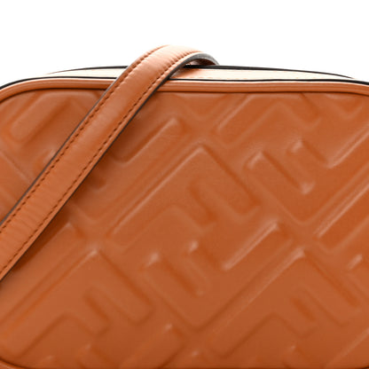 Fendi Vitello Epoque FF Embossed Camera Case Brandy 10 of 13