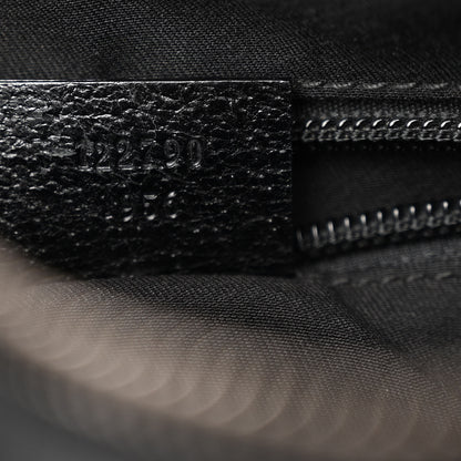 Gucci Monogram Medium Half Moon Hobo Black 7 of 10