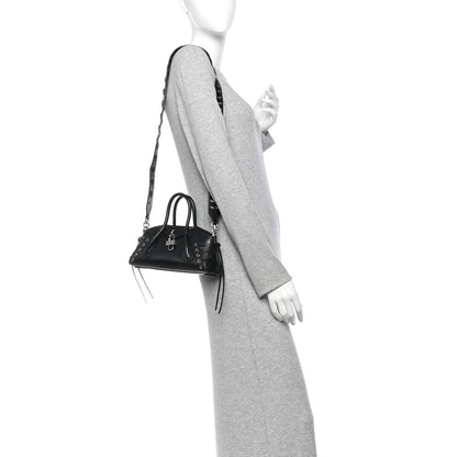 Givenchy Sugar Goatskin Lace Mini Antigona Stretch Black 2 of 9