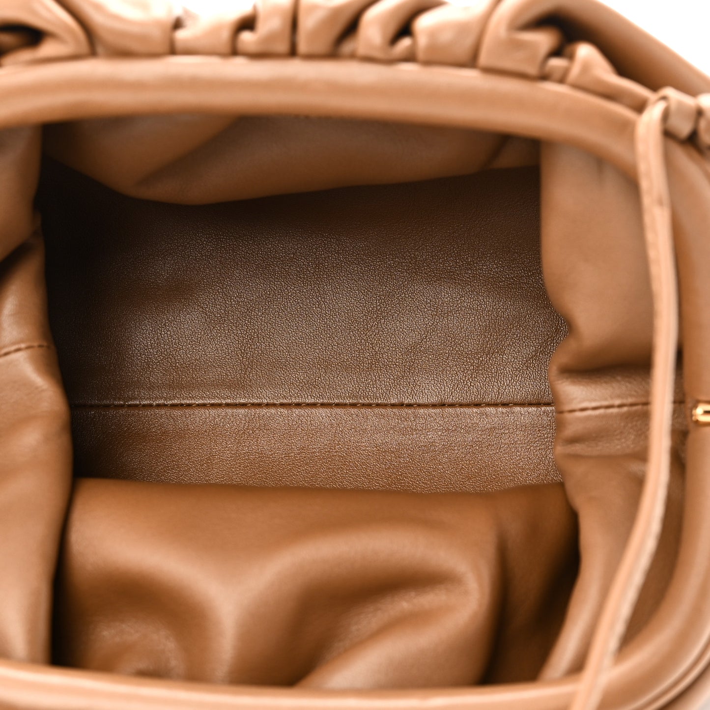 Butter Calfskin The Mini Pouch Camel
