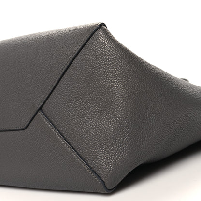 Celine Soft Grained Calfskin Small Belt Cabas Phantom Grey 10 of 11